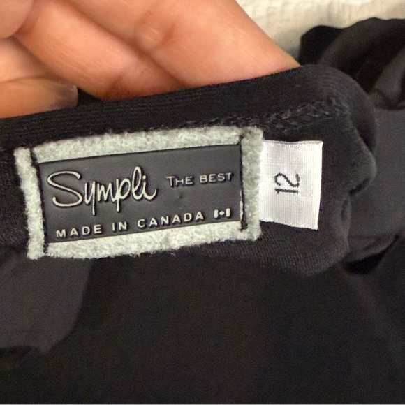 Sympli Black Asymmetrical Cutout Tunic Blouse - Picture 8 of 8